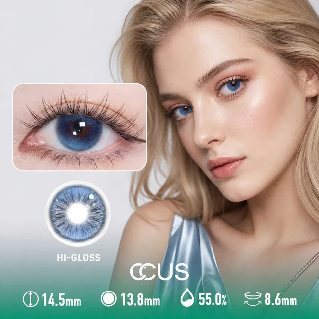 Silk Vienna River Blue Contact Lenses