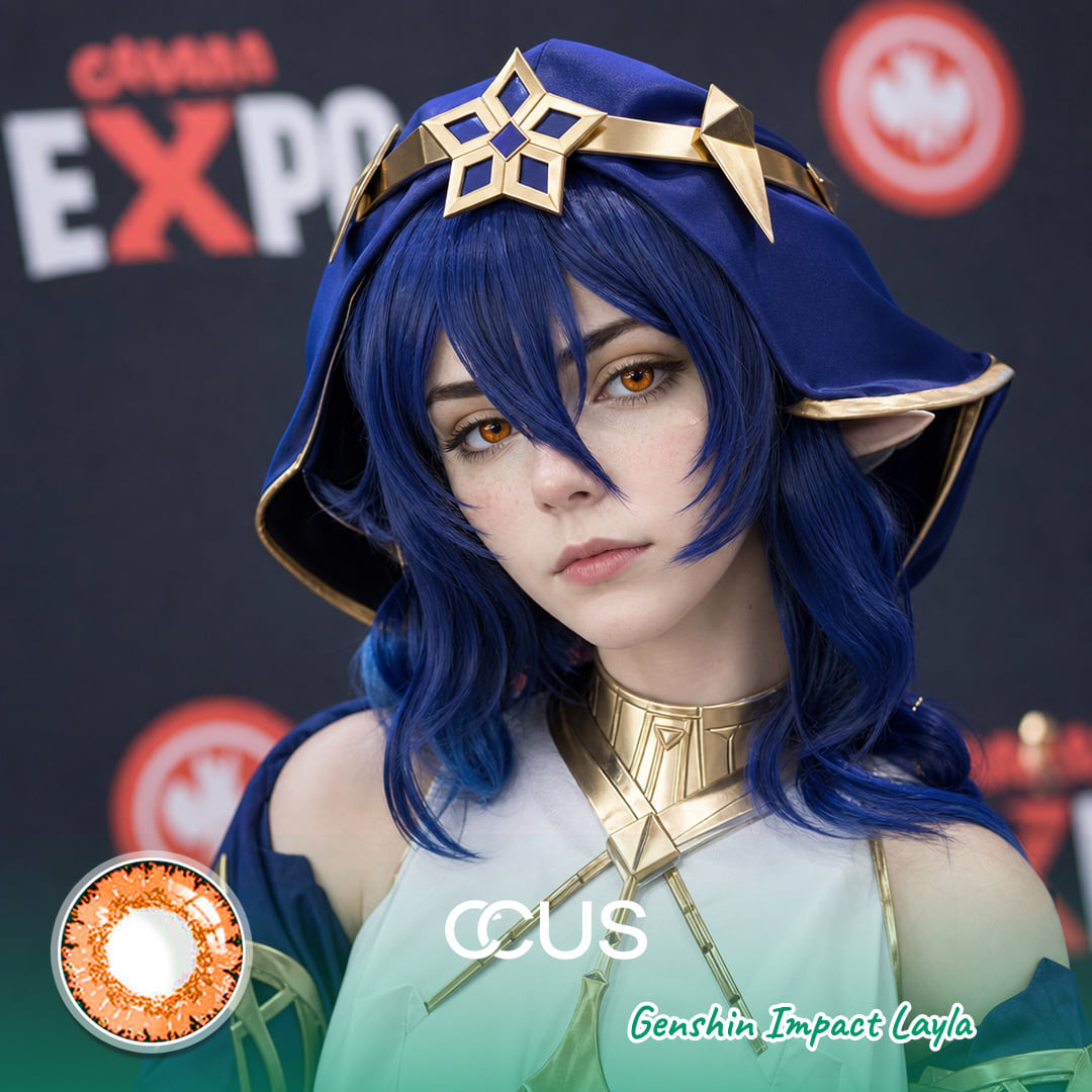 Genshin Impact Layla Cosplay Contact Lenses | Ccus Eyewear