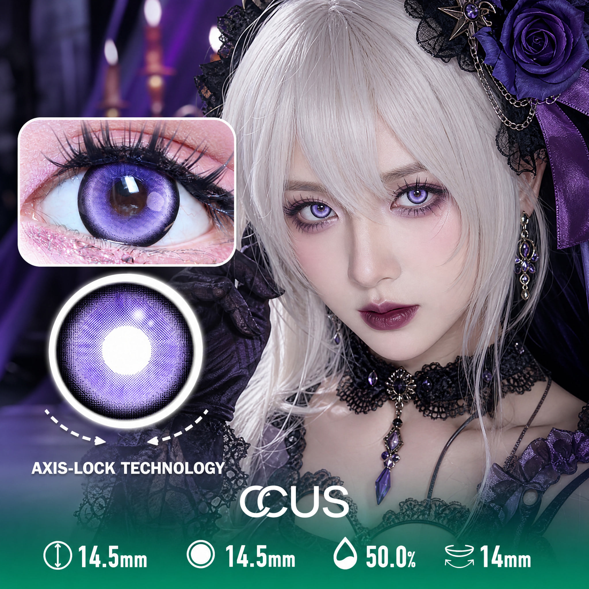 Mythic Pink Contact Lenses - Ccus Eyewear · Premium Colored Contacts Mythic Pink Contact Lenses