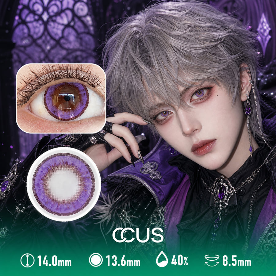 Heroic Purple Contact Lenses