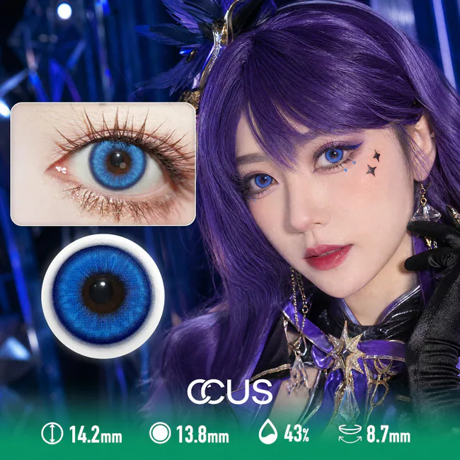 Carnival Blue Party Contact Lenses