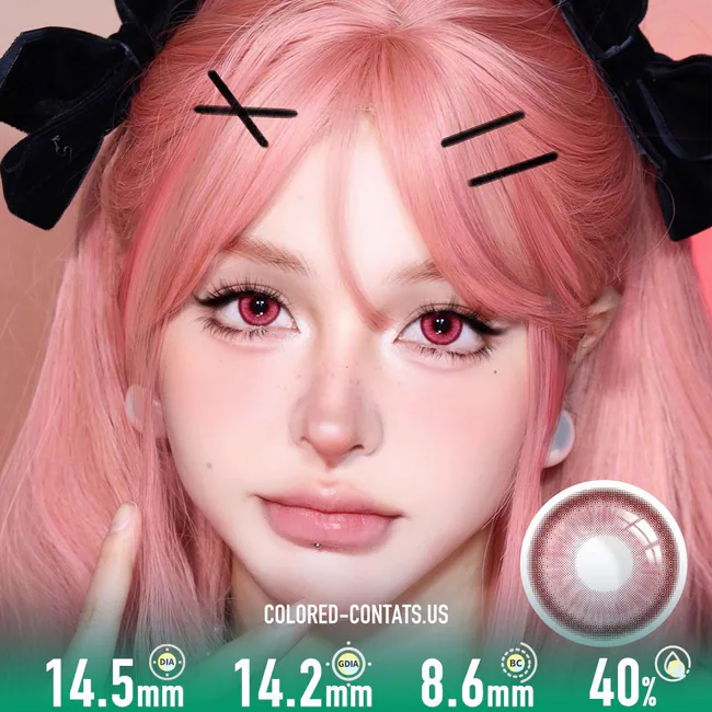 Gi : Shenhe Cosplay Contact Lenses - Ccus Eyewear · Premium Colored Contacts Magic Fairy Pearl Pink Contact Lenses | Ccus Eyewear