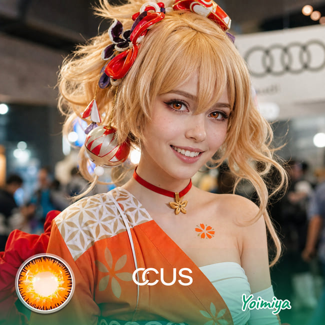 GI : Yoimiya Cosplay Contact Lenses | CCUS Eyewear