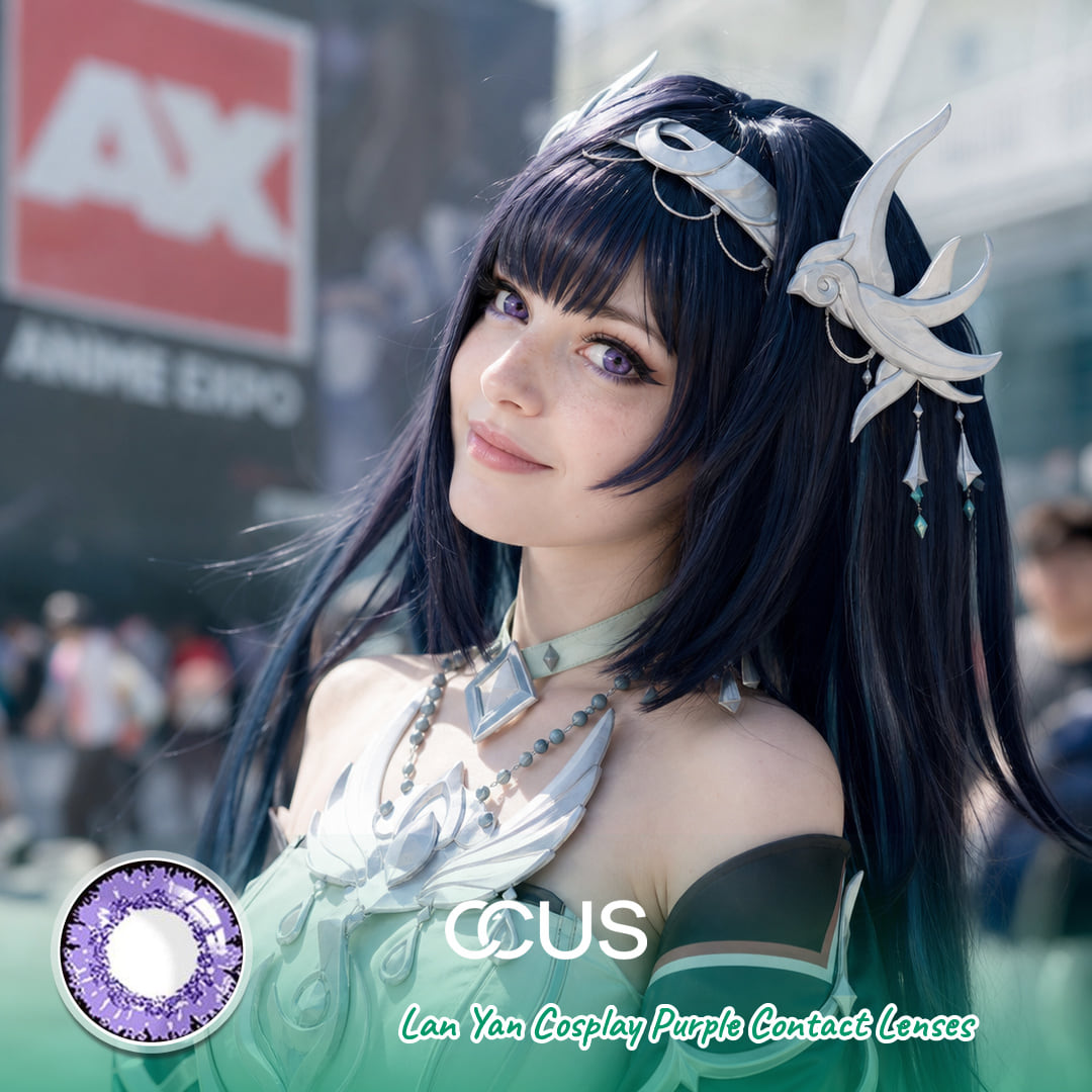Lan Yan Cosplay Purple Contact Lenses | Ccus Eyewear