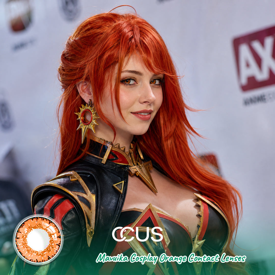 Mavuika Cosplay Orange Contact Lenses | Ccus Eyewear
