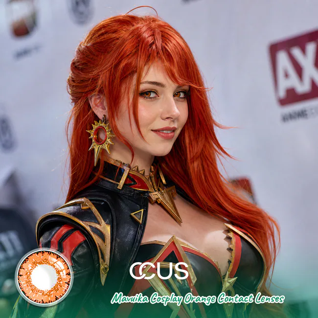 Mavuika Cosplay Orange Contact Lenses | CCUS Eyewear