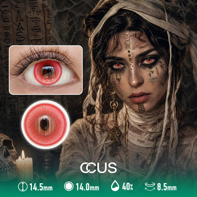 Phantom Nightmare Red Party Contact Lenses