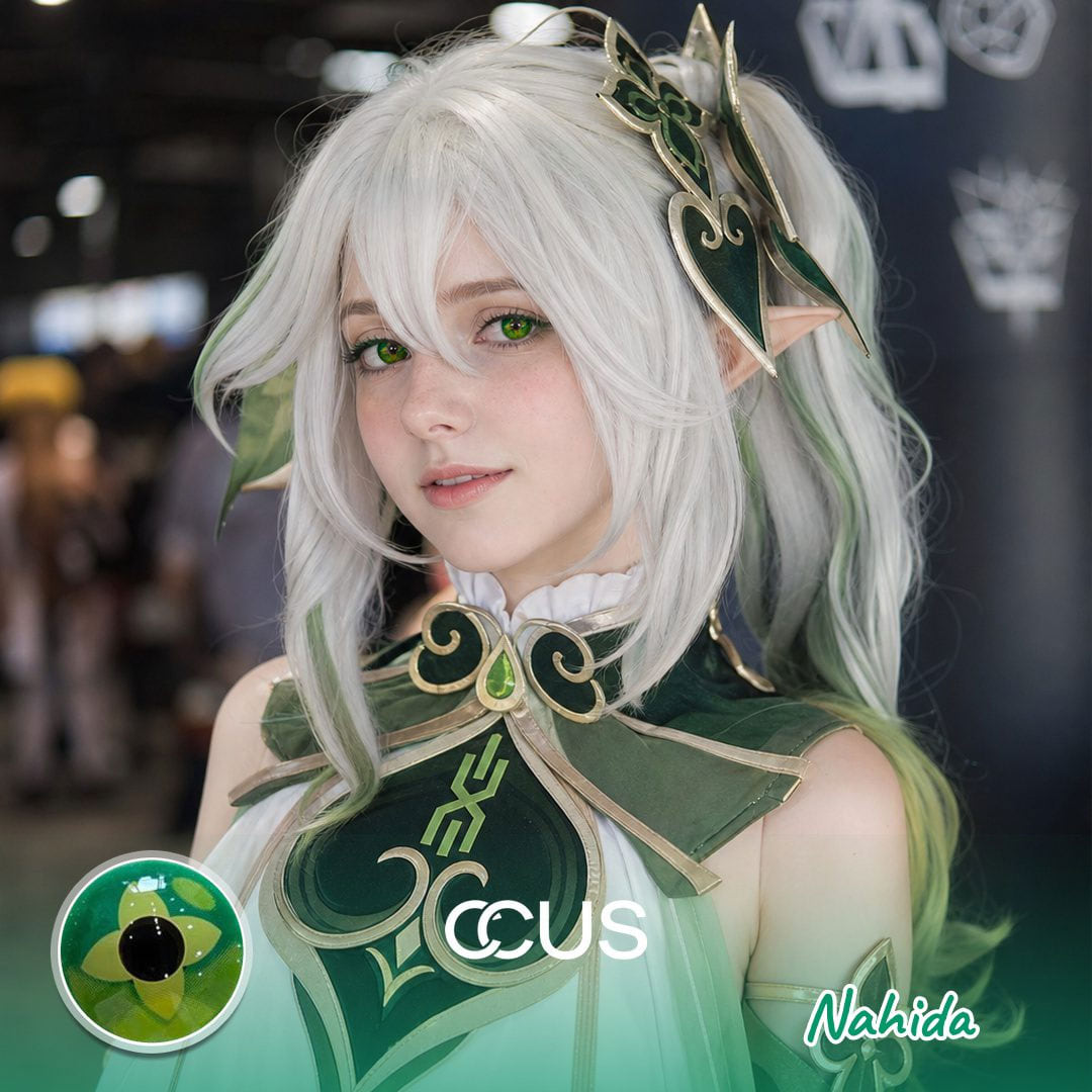 Gi : Nahida Cosplay Contact Lenses – New Version - Ccus Eyewear · Premium Colored Contacts Gi : Nahida Cosplay Contact Lenses – New Version