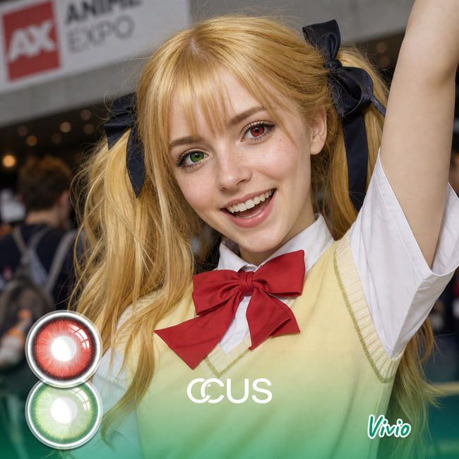 Vivid Strike! Vivio Cosplay Heterochromia Contact Lenses | CCUS Eyewear