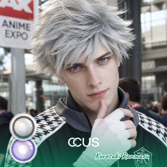 Kurosaki Ranmaru Cosplay Heterochromia Contact Lenses | CCUS Eyewear