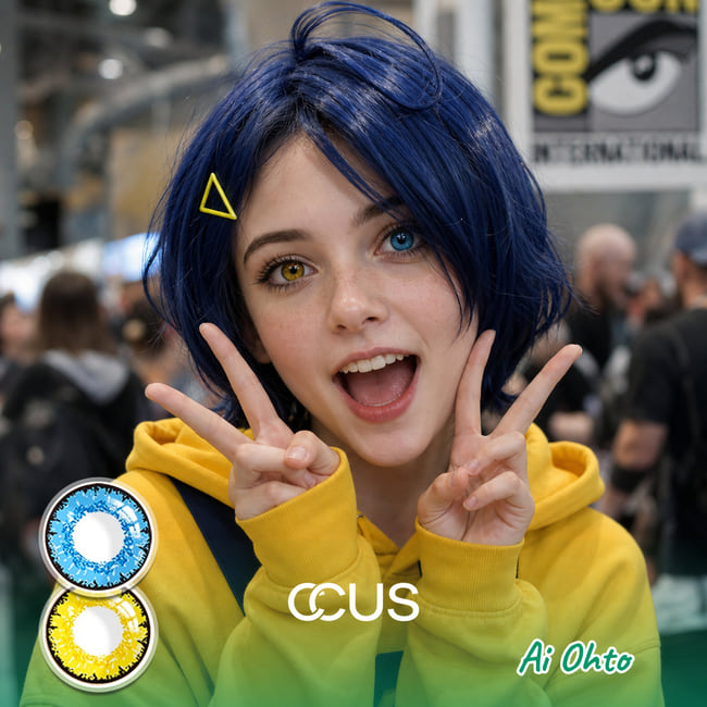 Wonder Egg Priority: Ai Ohto Cosplay Heterochromia Contact Lenses | CCUS Eyewear
