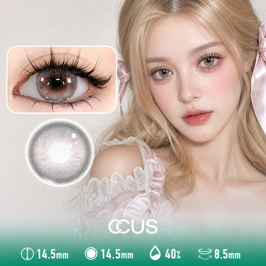 Sugar Doll Smoke Grey Contact Lenses