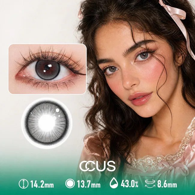 Ribbon Pearl Ash Grey Contact Lenses