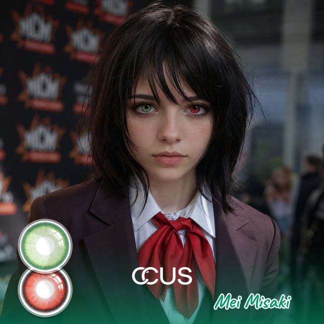 Mei Misaki Cosplay Heterochromia Contact Lenses | CCUS Eyewear