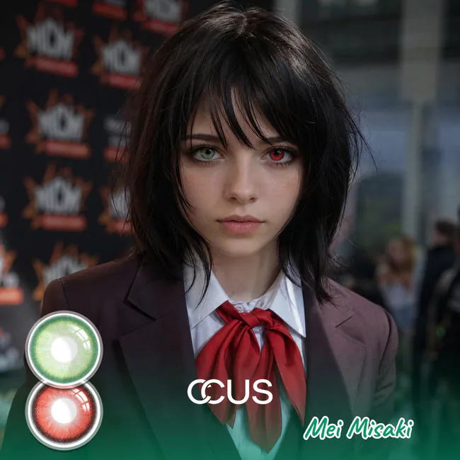 Mei Misaki Cosplay Heterochromia Contact Lenses | CCUS Eyewear