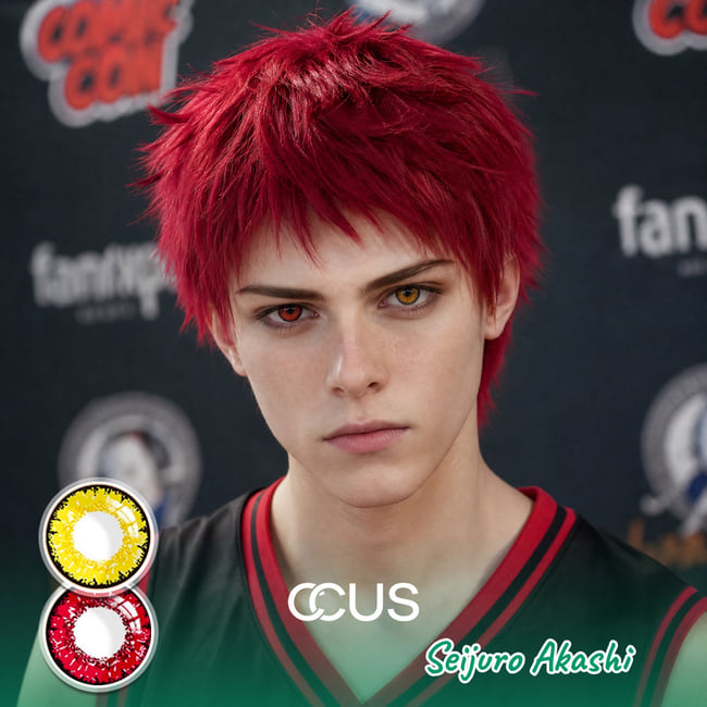 Kuroko no Basuke: Seijuro Akashi Cosplay Heterochromia Contact Lenses | CCUS Eyewear
