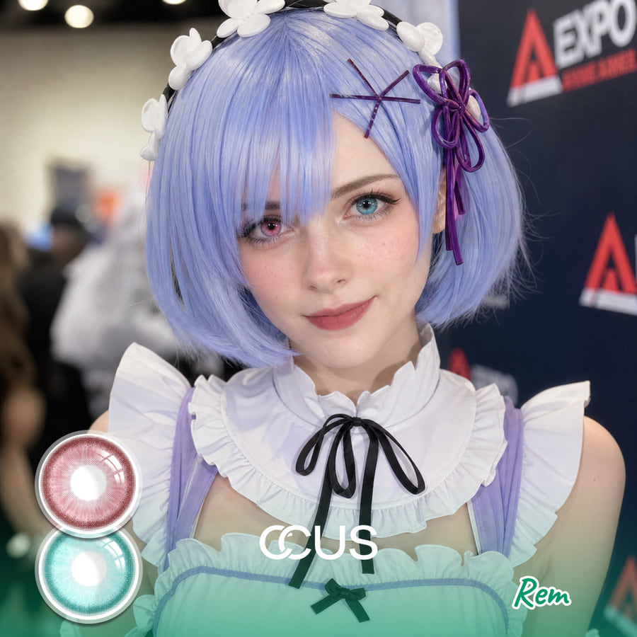 Re:zero - Rem Cosplay Heterochromia Contact Lenses | Ccus Eyewear