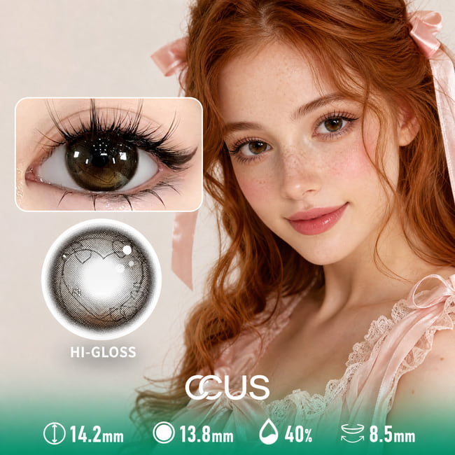 Ribbon Cocoa Brown Contact Lenses