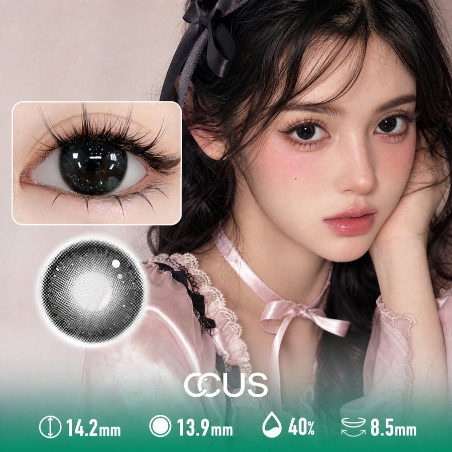 Ballet Ink Black Contact Lenses - Ccus Eyewear · Premium Colored Contacts Ballet Ink Black Contact Lenses