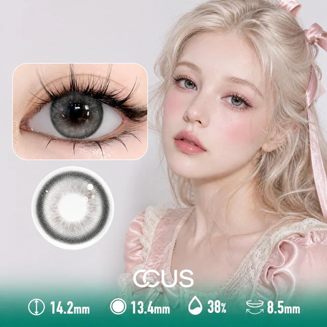 Petal Halo Grey Contact Lenses