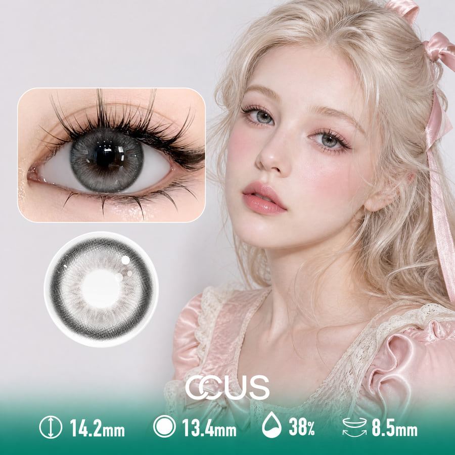 Petal Halo Grey Contact Lenses
