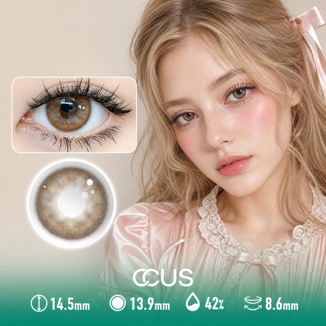 Moon Lace Bronze Brown Contact Lenses