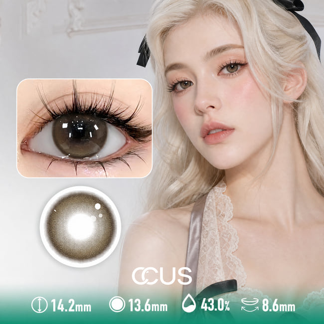 Taffeta Corsage Mocha Brown Contact Lenses