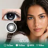 Dusk Graphite Grey Contact Lenses