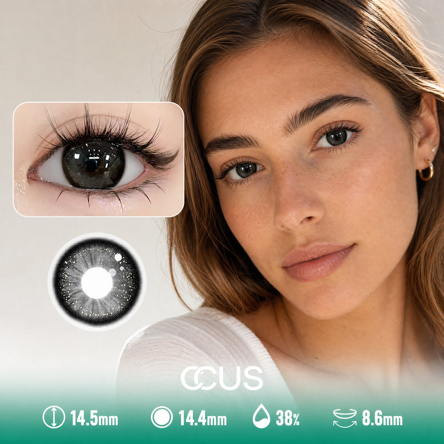 Cloud Jasmine Black Contact Lenses - Ccus Eyewear · Premium Colored Contacts Cloud Jasmine Black Contact Lenses