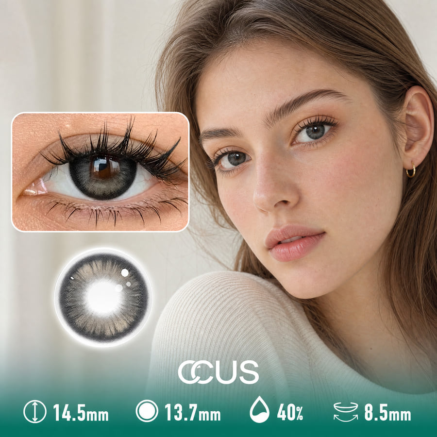 Kyoto Twilight Grey Contact Lenses - Ccus Eyewear · Premium Colored Contacts Kyoto Twilight Grey Contact Lenses