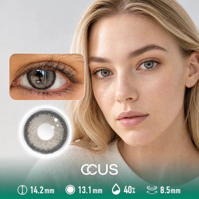 Serene Haze Grey Contact Lenses