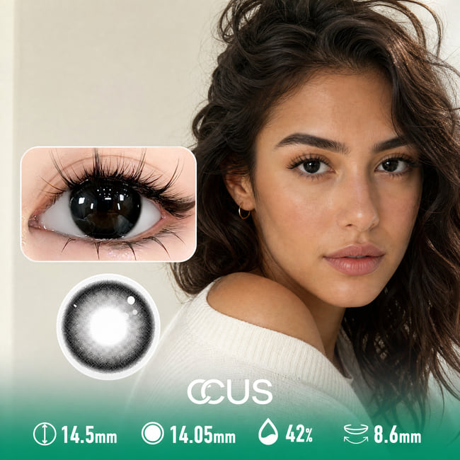 Hush Ink Black Contact Lenses