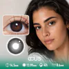 Pearl Drop Black Contact Lenses