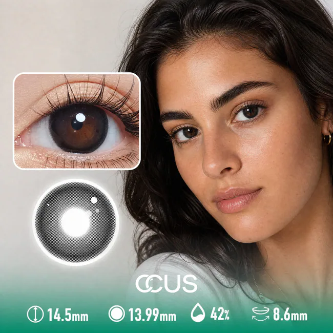 Pearl Drop Black Contact Lenses