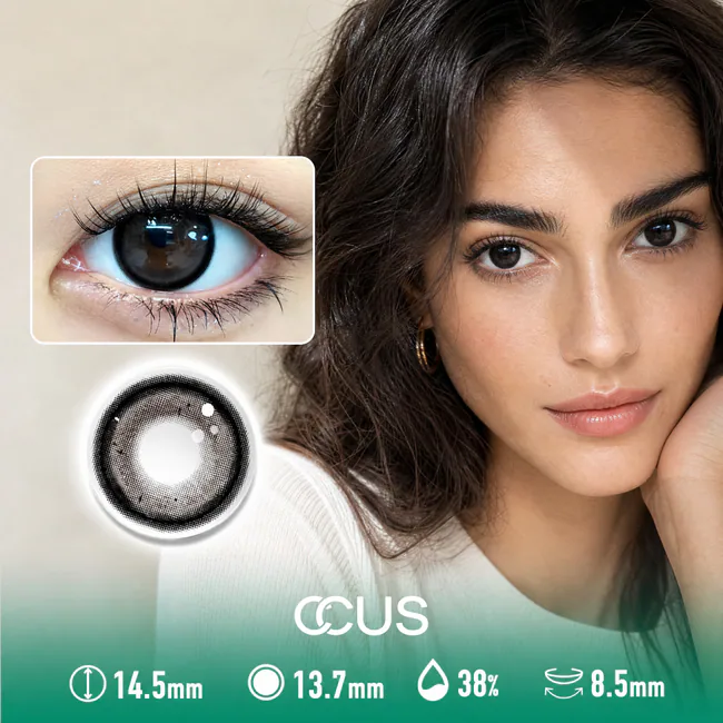 Vienna Rain Black Contact Lenses