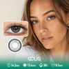 Solstice Halo Ash Grey Contact Lenses - Ccus Eyewear · Premium Colored Contacts Solstice Halo Ash Grey Contact Lenses