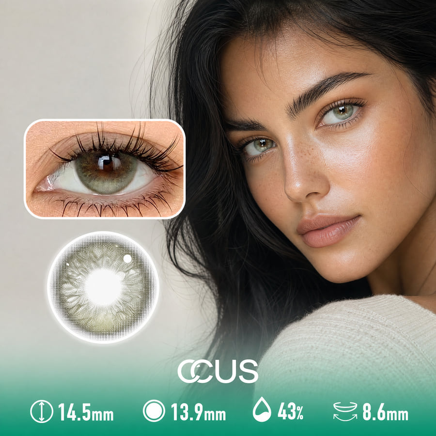 Solstice Lily Green Contact Lenses