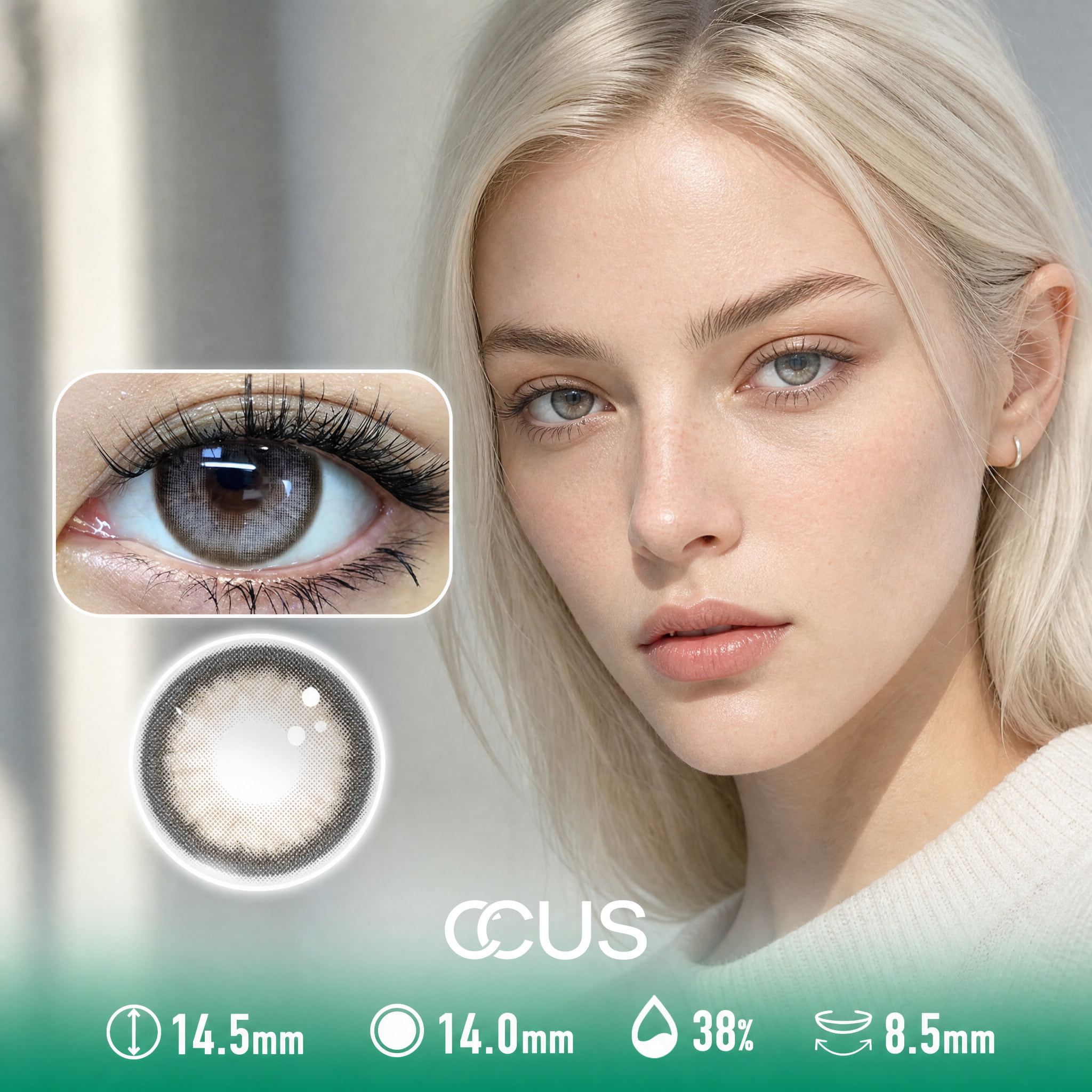 Daylight Iris Brown Contact Lenses