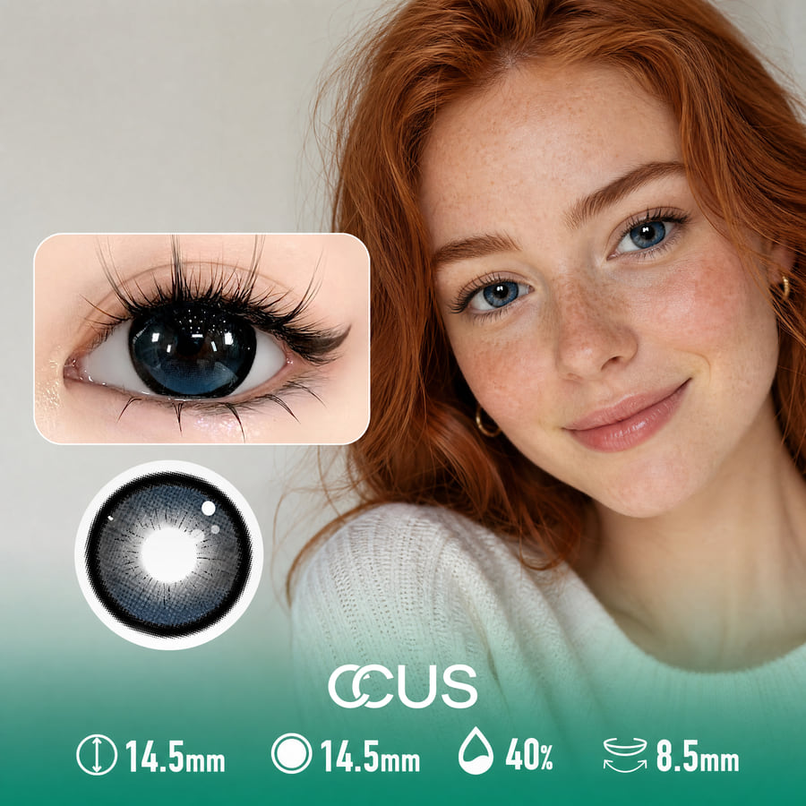 Eclipse Denim Blue Contact Lenses - Ccus Eyewear · Premium Colored Contacts Eclipse Denim Blue Contact Lenses