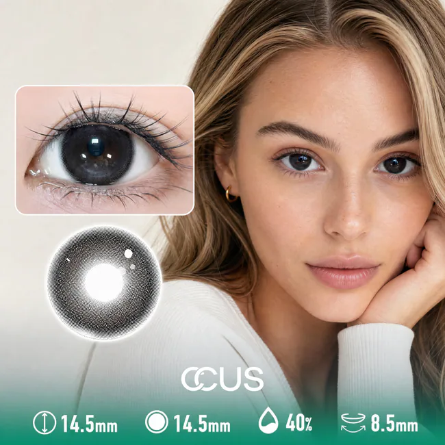 Midnight Obsidian Black Contact Lenses