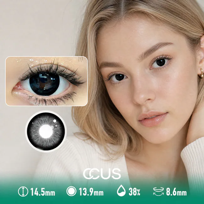 Satin Noir Black Contact Lenses