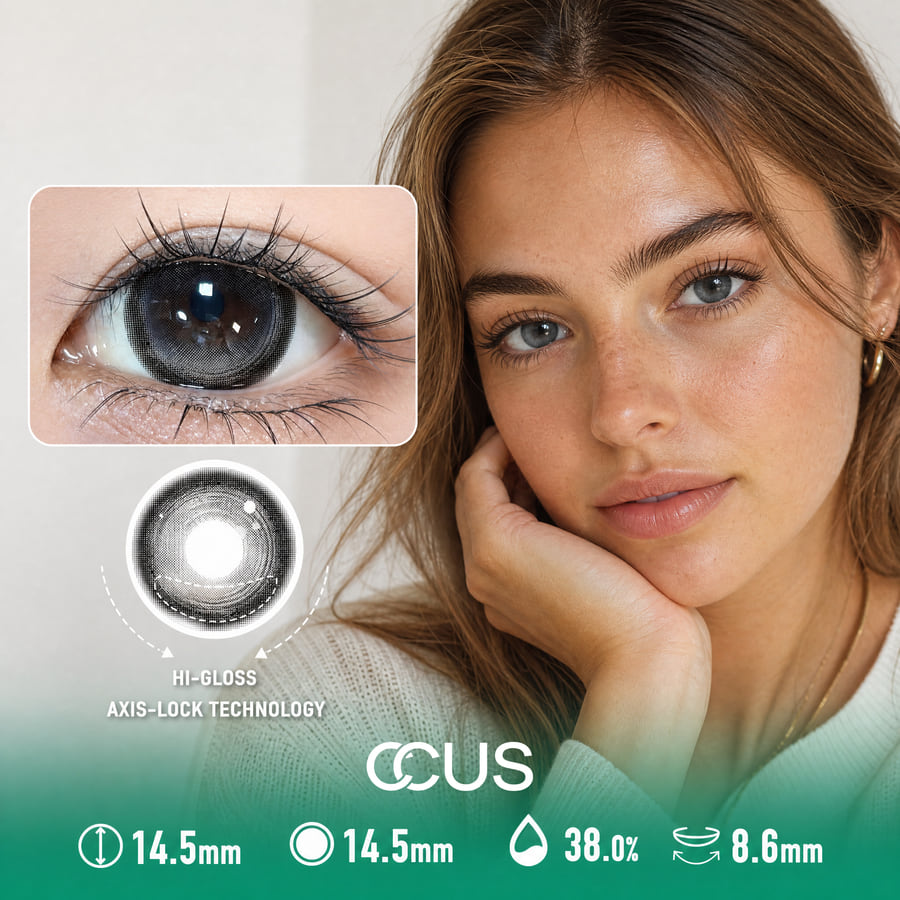 Lisbon Pearl Grey Contact Lenses - Ccus Eyewear · Premium Colored Contacts Lisbon Pearl Grey Contact Lenses
