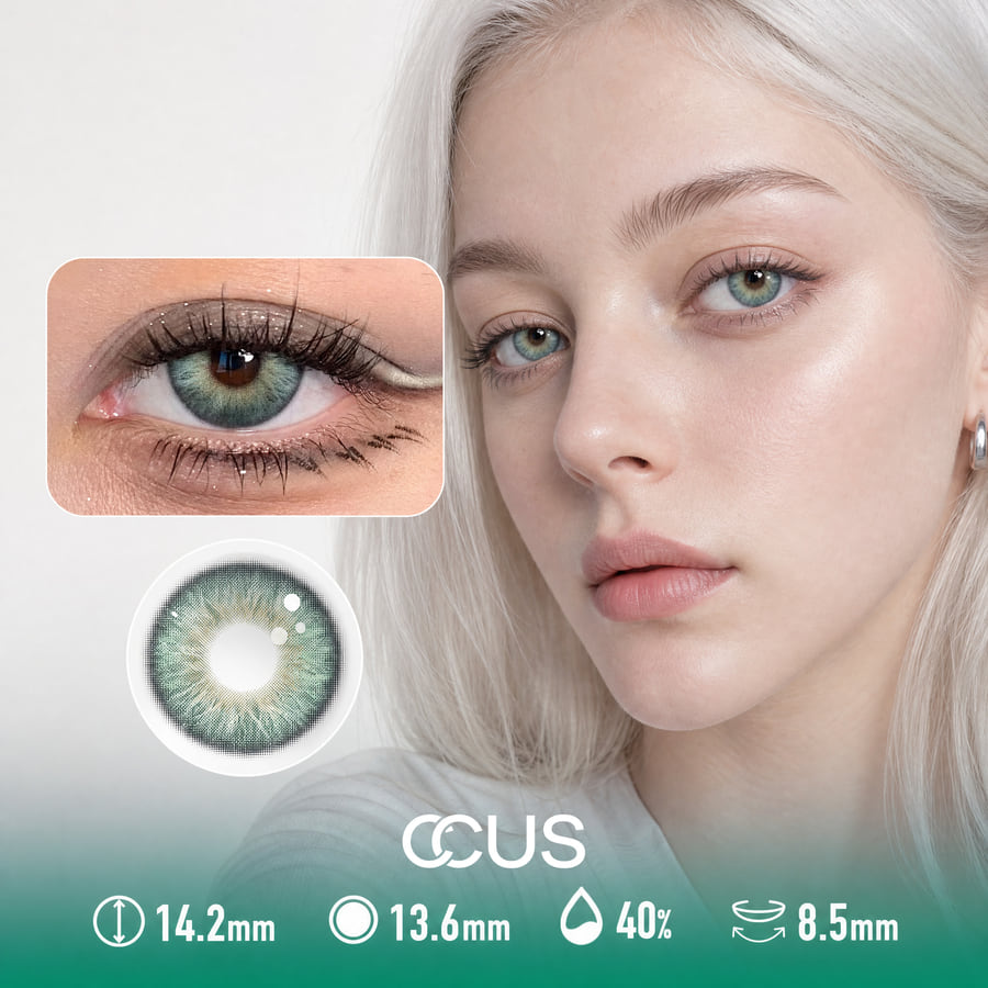 Lakeside Fern Green Contact Lenses - Ccus Eyewear · Premium Colored Contacts Lakeside Fern Green Contact Lenses