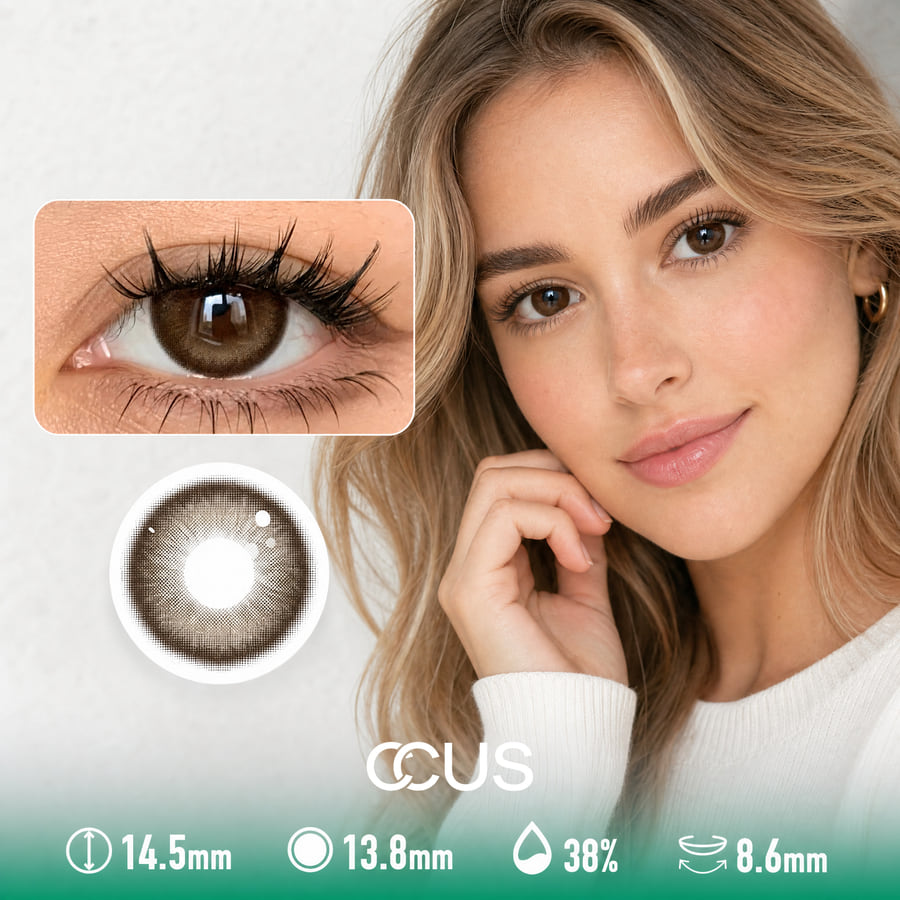 Dawn Comet Brown Contact Lenses