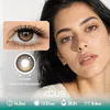 Morning Amber Brown Contact Lenses