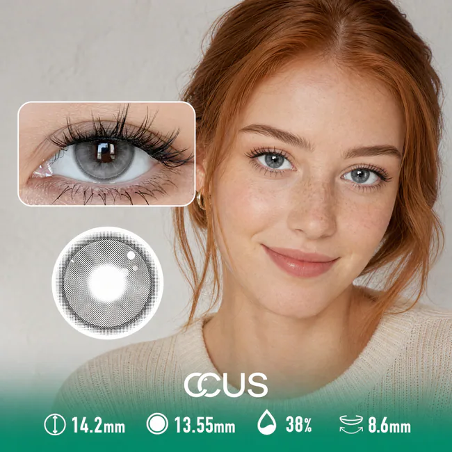 Pearl Haze Silver Grey Contact Lenses