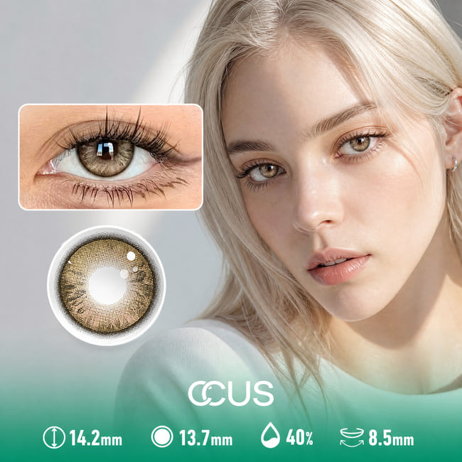 Ember Sand Brown Contact Lenses