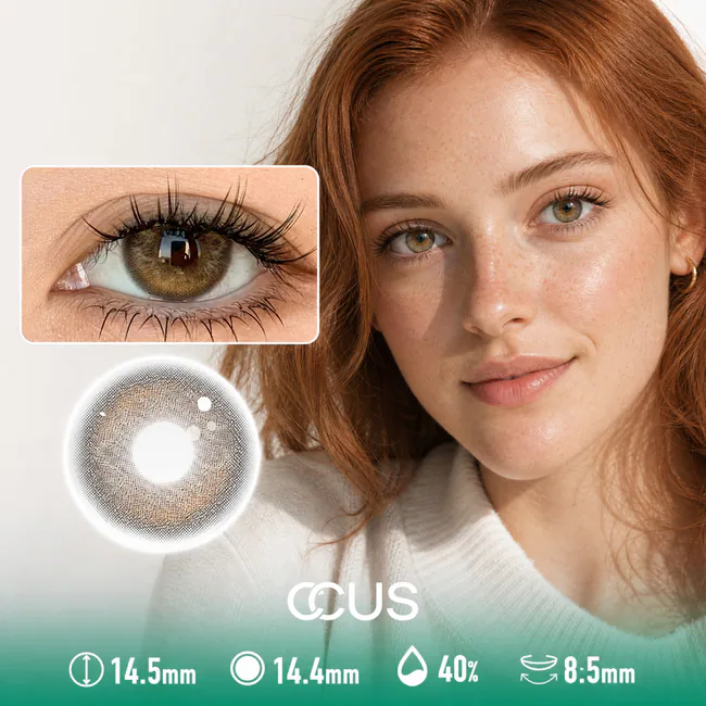Porch Light Mocha Brown Contact Lenses