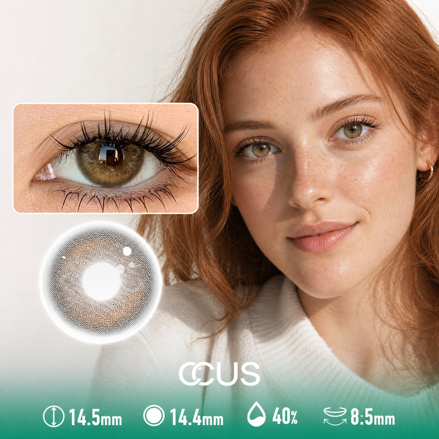 Porch Light Mocha Brown Contact Lenses