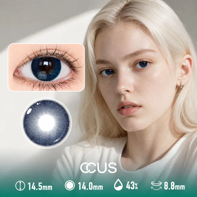 Daylight Sapphire Blue Contact Lenses